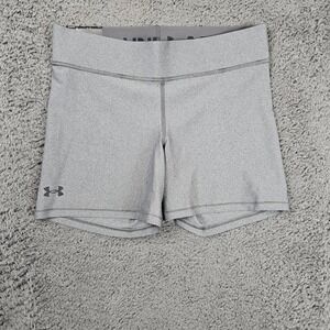Under Armour Women's Compression Shorts Gray Athletic Training LG‎